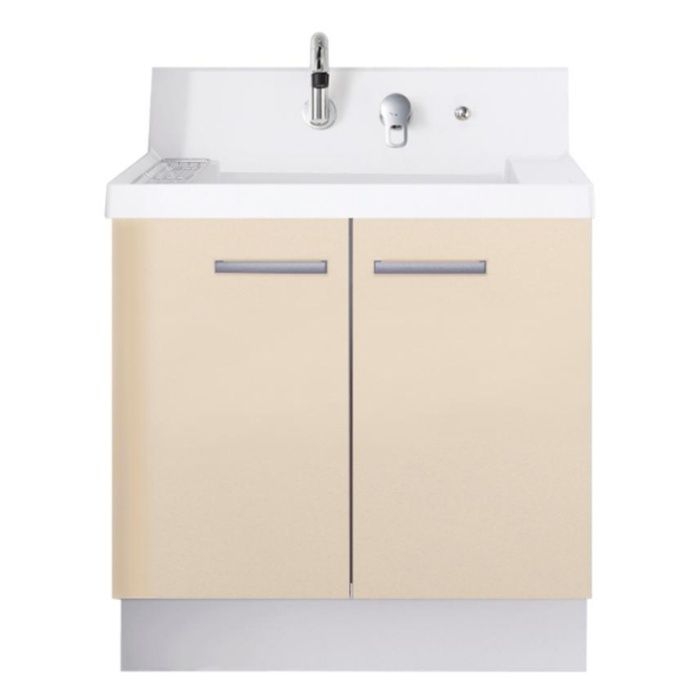 LIXIL K1シリーズ75cm洗面台 扉タイプ ライトベージュ K1N5-755SY/HV2H