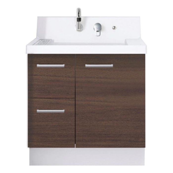 LIXIL K1シリーズ75cm洗面台 引出タイプ クリエダーク K1H5-755SY/LD2H