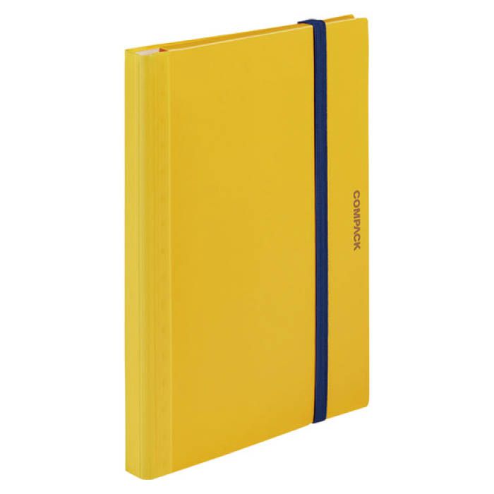 (T)キングジム 二つ折りクリアーファイルコンパック 10ポケット黄色 5894HY(Tcode:1025848)