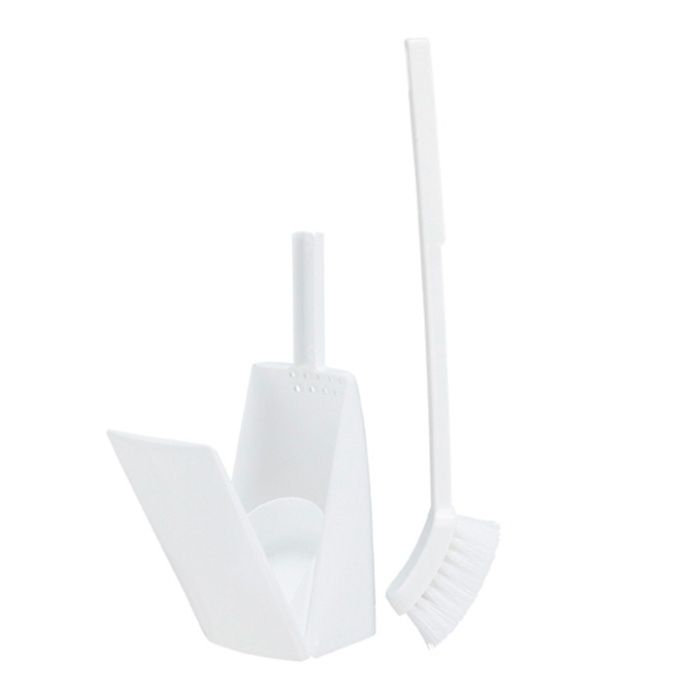 トイレブラシ ケース付ホワイトの説明画像2