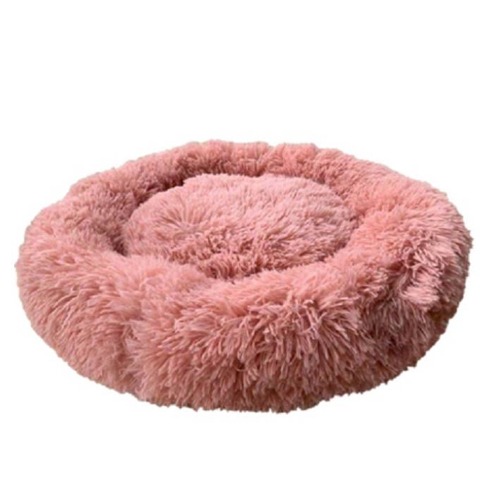 ナフコ ふわもこ丸型ベッドS ピンク