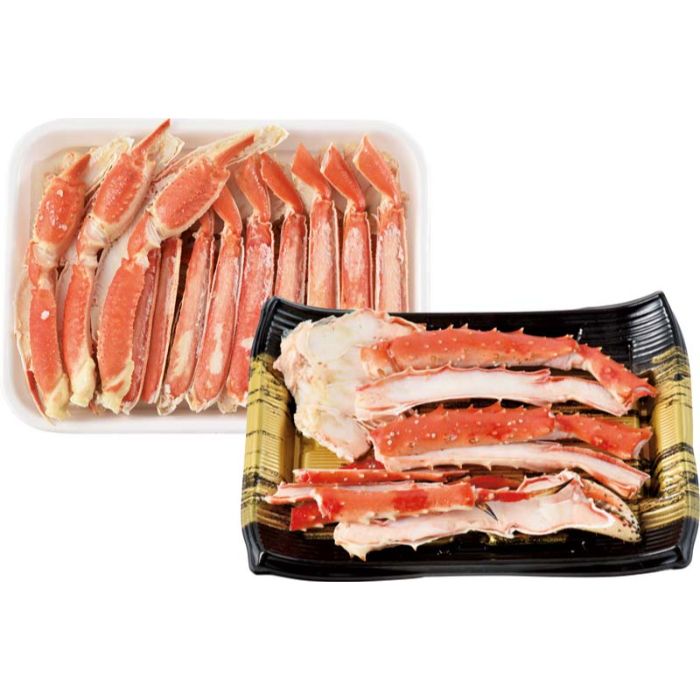 【R42-6Y】【お歳暮】ボイルずわい蟹とボイルたらば蟹カット-承り締切:2025年12月11日の説明画像4