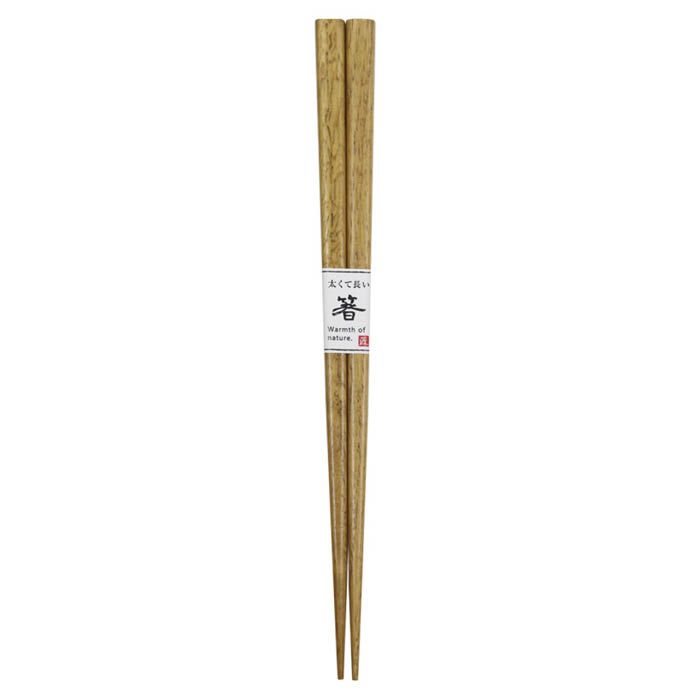 ナフコ 極太箸 栗 23.5cm