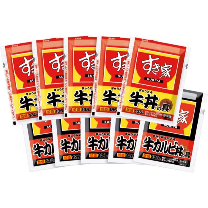 【SG5K5】【お歳暮】「すき家」牛丼の具・牛カルビ丼の具セット-承り締切:2025年12月11日の説明画像2