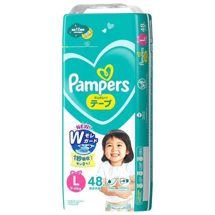 P&Gジャパン パンパース さらさらケア テープ L 48枚