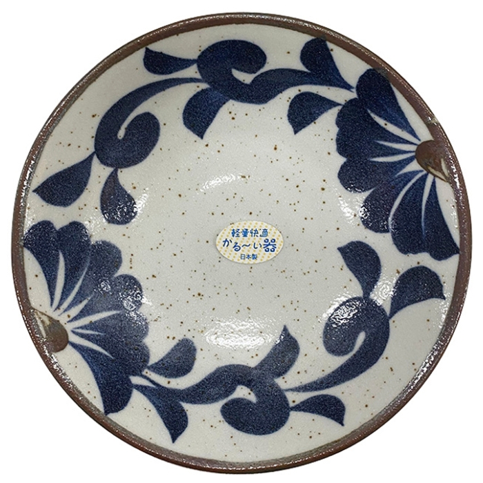 軽量食器藍唐草浅鉢 16cm