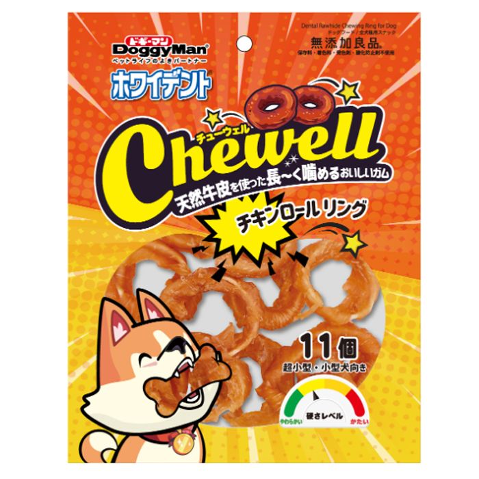 ドギーマン Chewellチキンロールリング 11コ