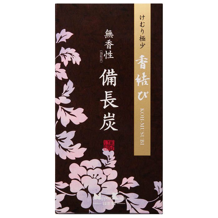 日本香堂 香結び無香性備長炭バラ詰 約110g