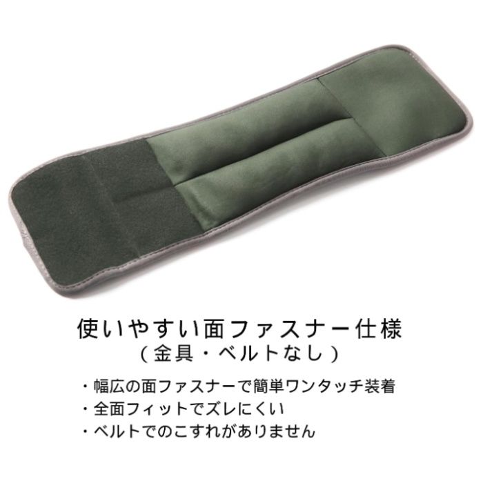 La-vie ズレにくい足首手首ウェイト1.0kg 3B-3201の説明画像2