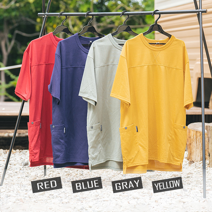 Feel sky モスキーヒシャツ半袖 N5700BU ブルー Lの説明画像10