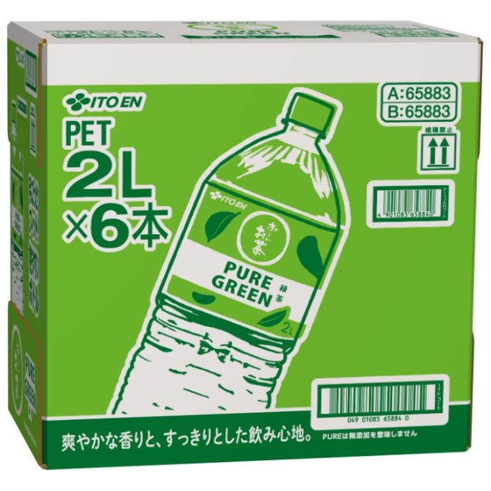 伊藤園 おーいお茶 PURE GREEN 2L×6本　ケース