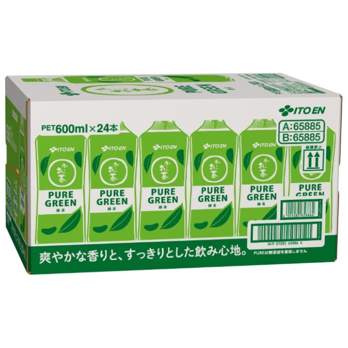 伊藤園 おーいお茶 PURE GREEN 600ml×24本　ケース