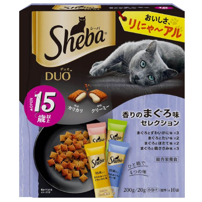 マースジャパン シーバデュオ　15歳以上　香りのまぐろ味セレクション 200g
