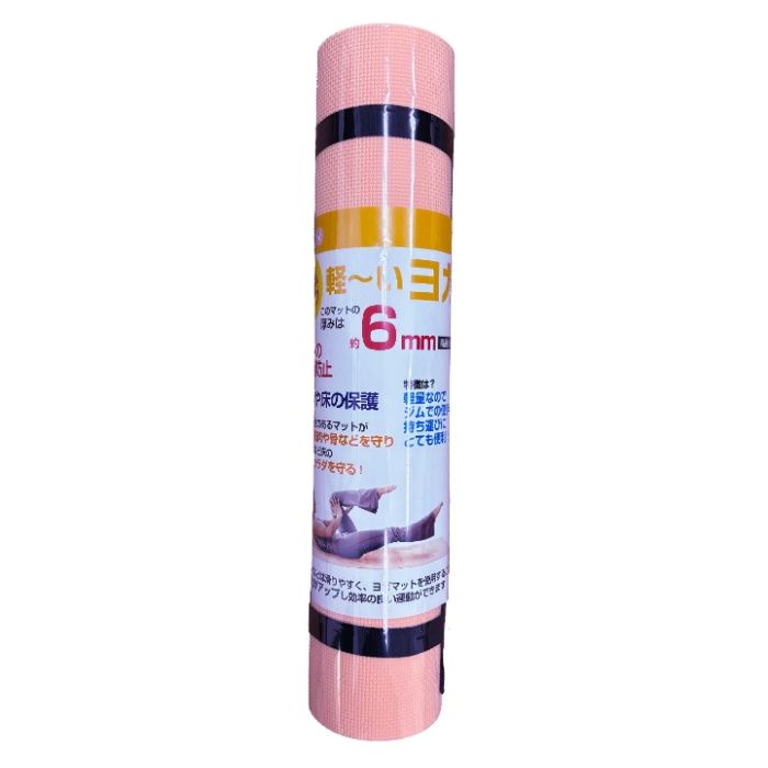 NatuRani 軽いヨガマット6mm ピンク BA-2426の説明画像2