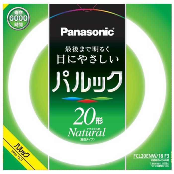 Panasonic(パナソニック) パルック丸管 20W FCL20ENW18F3