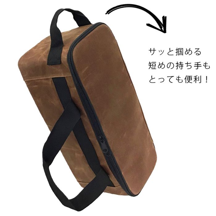 蝋引き帆布ツールボックス K-52 コヨーテの説明画像6