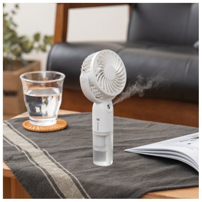ミストハンディファン LCAF016 LW(カラー:リリーホワイト)の説明画像3