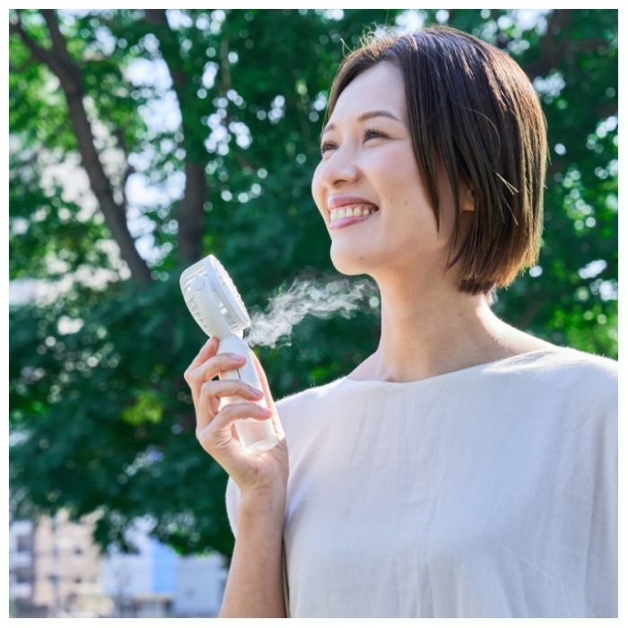 ミストハンディファン LCAF016 LW(カラー:リリーホワイト)の説明画像4