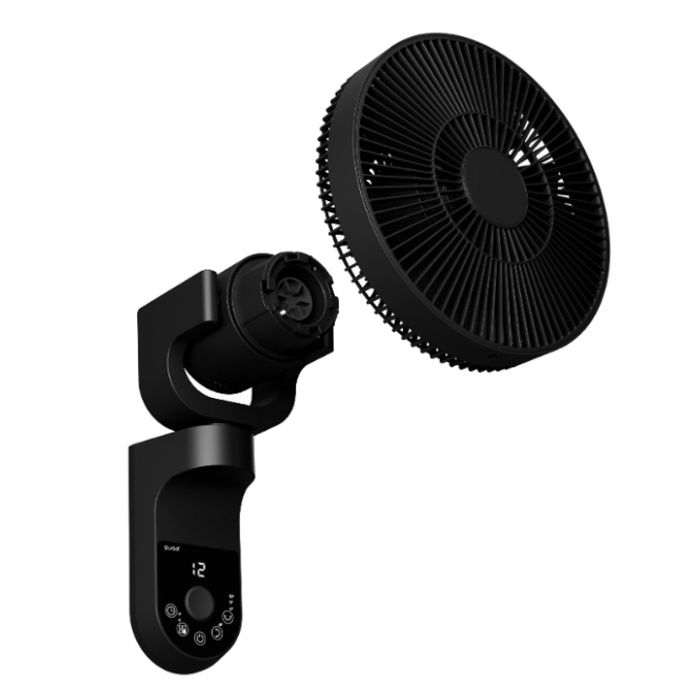 QUADS ワンタッチ分解 DC壁掛けファン QS669BKの説明画像2
