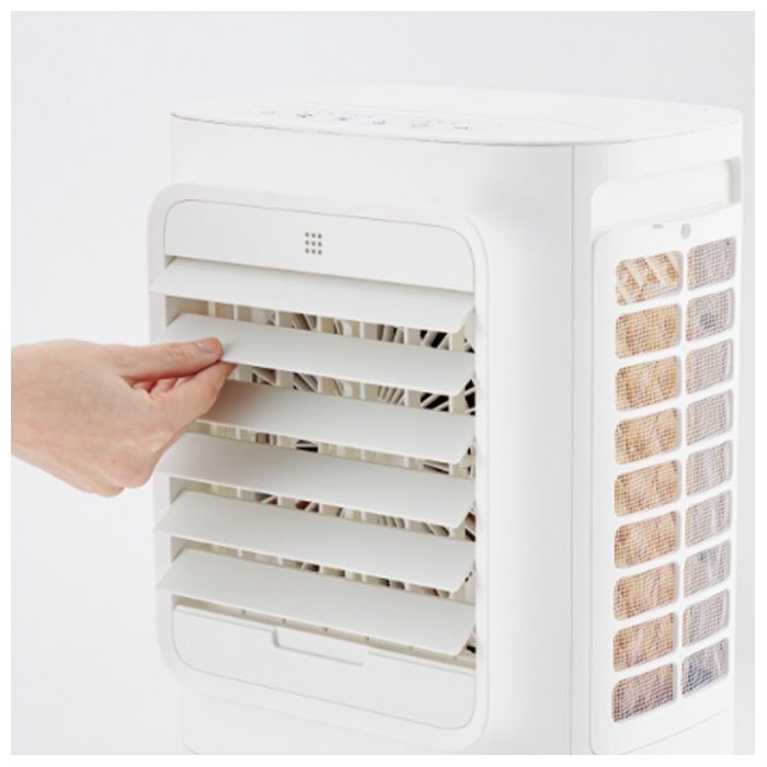 QUADS 上部給水式 大風量冷風扇 QS621 ホワイトの説明画像2