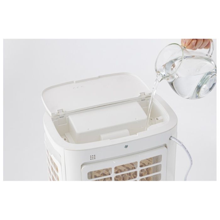 QUADS 上部給水式 大風量冷風扇 QS621 ホワイトの説明画像4