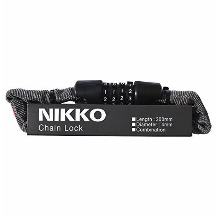 ニッコー(NIKKO) チェーンロックNC658C300 スチールグレイ