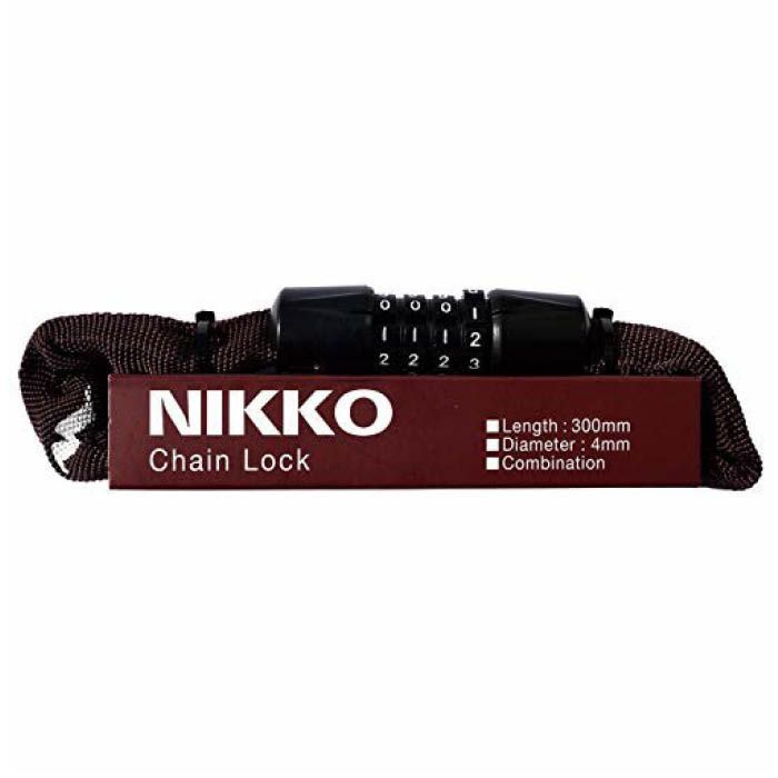 ニッコー(NIKKO) チェーンロックNC658C300 アフリカンブラウン
