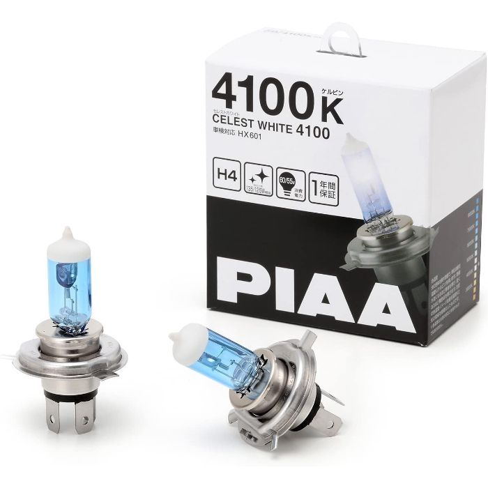 PIAA　ハロゲンバルブ HX601　4100K　H4