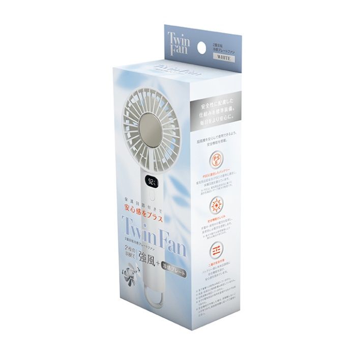 東亜産業 2重反転冷感プレートファン TOA-TWFAN-WHITEの説明画像5