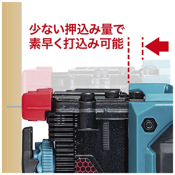 マキタ 40Vmax充電式タッカ J線ステープル専用 10×13-25mm 本体のみ ...