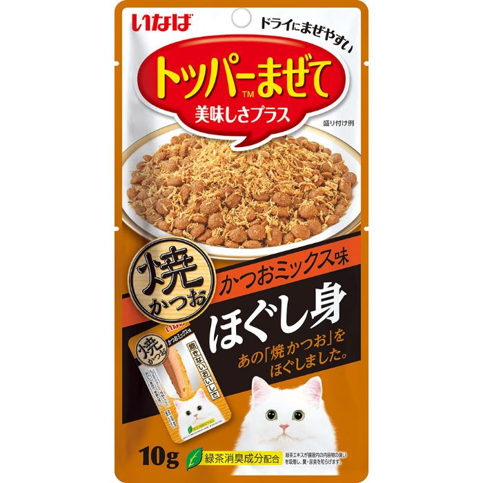 いなば　焼かつお　ほぐし身　かつおミックス味 10g