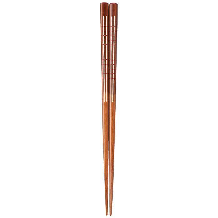 イシダ 先角箸 糸赤 21cm