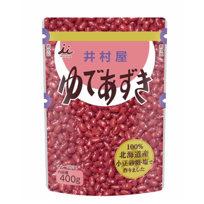 井村屋 パウチゆであずき 400g