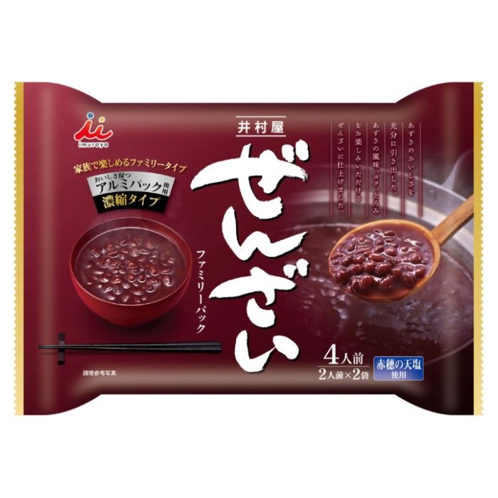 井村屋 ぜんざいファミリーパック 200g×2個パック