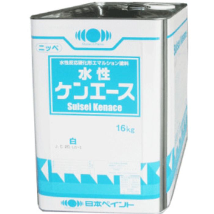 日本ペイント 水性ケンエース 16KG 白