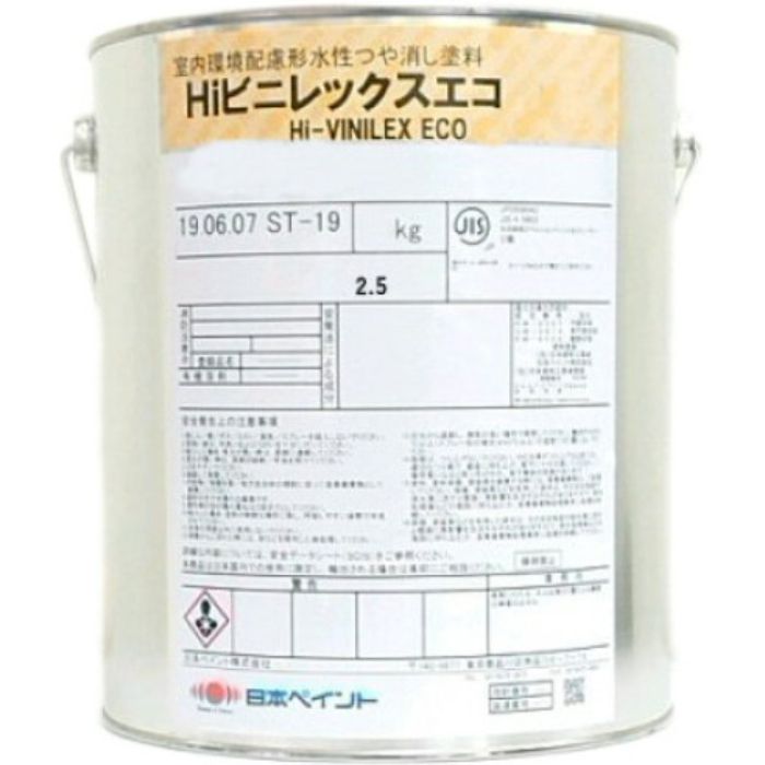 日本ペイント HIビニレックスエコ60 4KG 白
