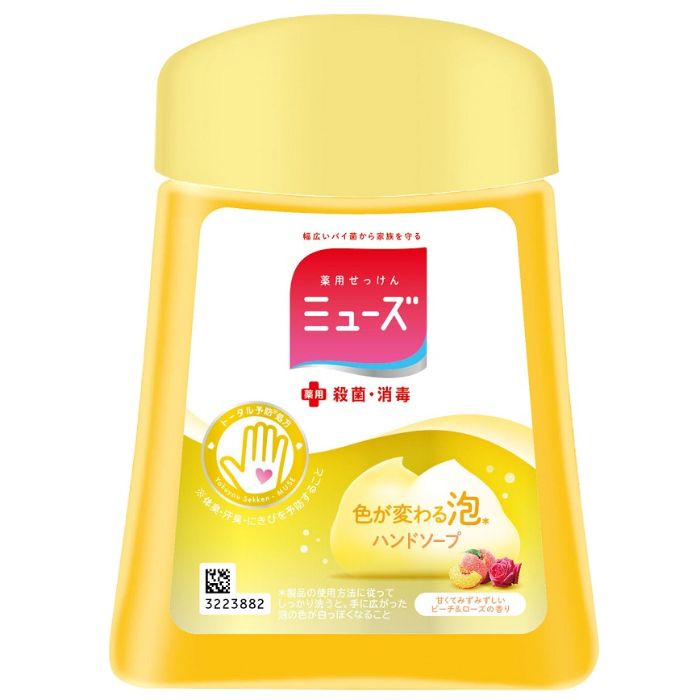 MUSE ミューズ ハンドソープ ノータッチ 付替 ピーチ&ローズ 250ml 自動ディスペンサー用 詰替