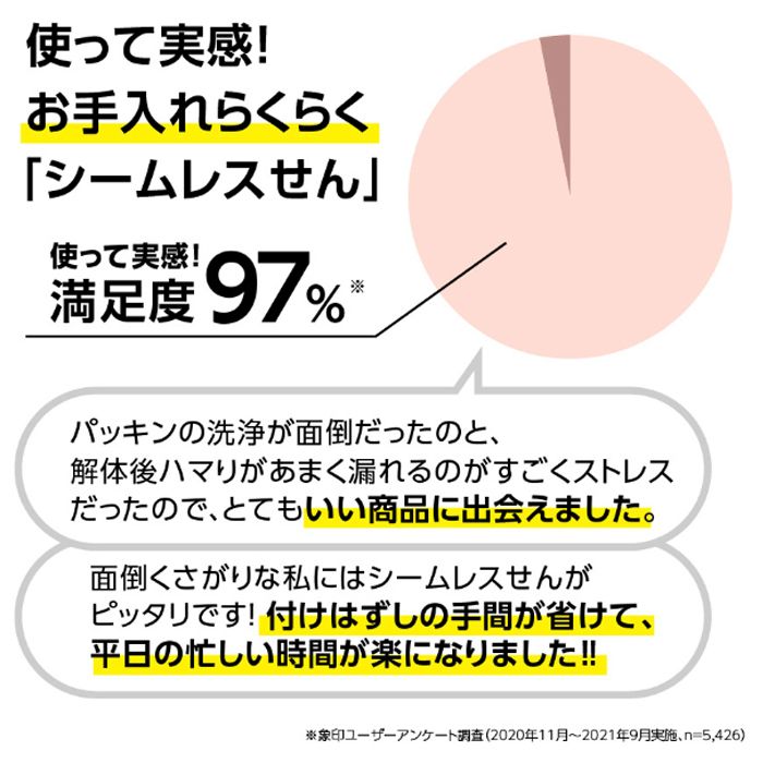 象印マホービン シームレスせんステンレスマグ SM-ZB48-CMの説明画像2