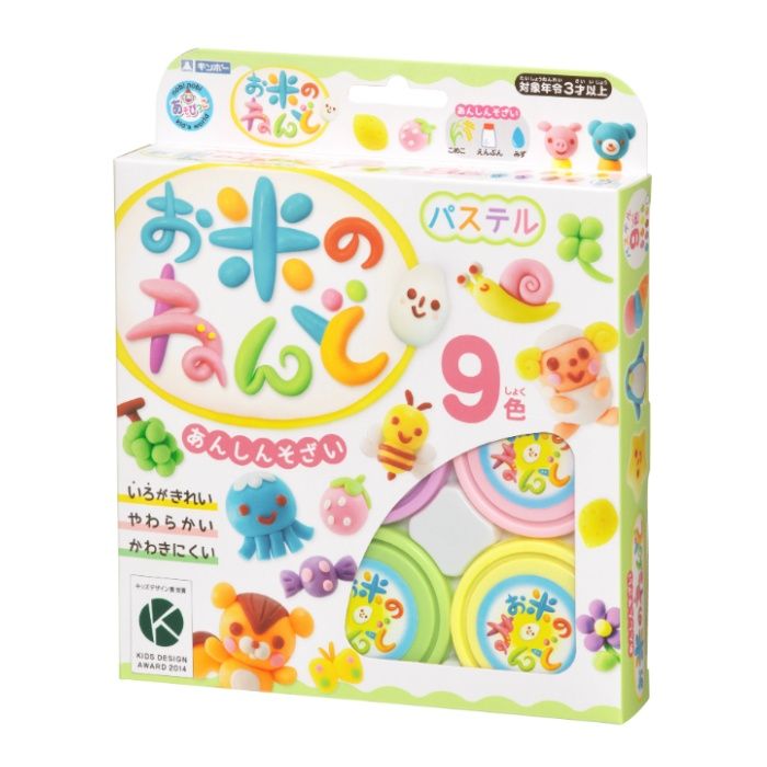 お米のねんど パステル9色 A-RD9PZFR