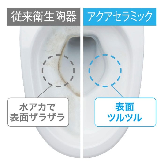 LIXIL アメージュ便器+シャワートイレCW-RG10H 3点セット 手洗付 アクアセラミック オフホワイト YBC-Z30H-NC+YDT-Z380H-NC+CW-RG10H/BN8の説明画像2