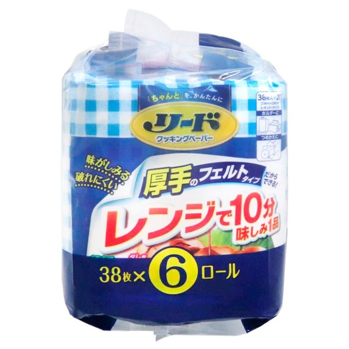 リード クッキングペーパー ダブル 38枚×6ロール