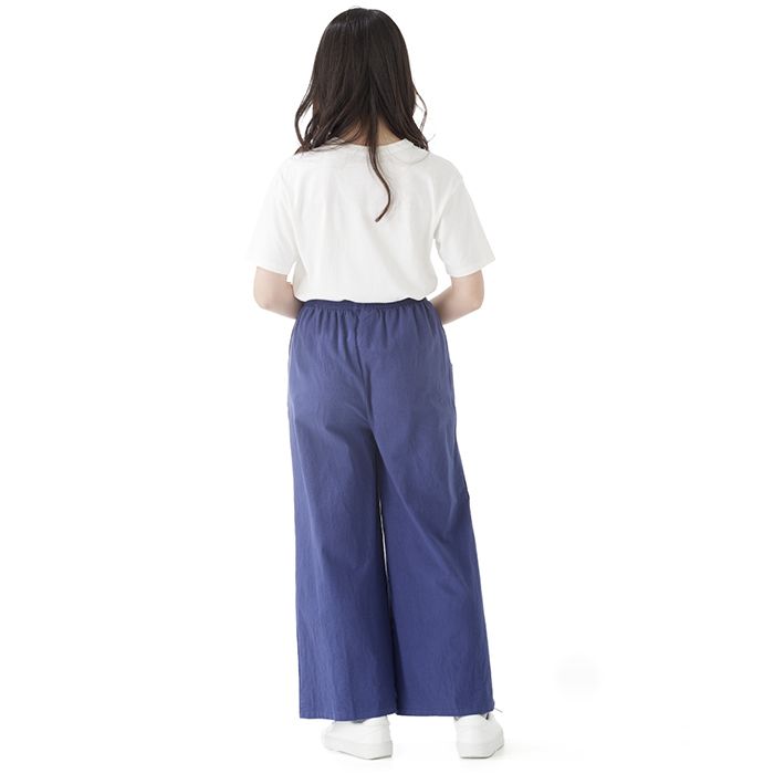 綿ワッシャーパンツ 300 ネイビー LLの説明画像2