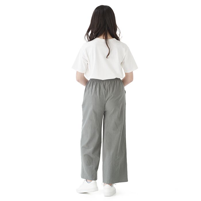 綿ワッシャーパンツ 300 カーキ LLの説明画像2