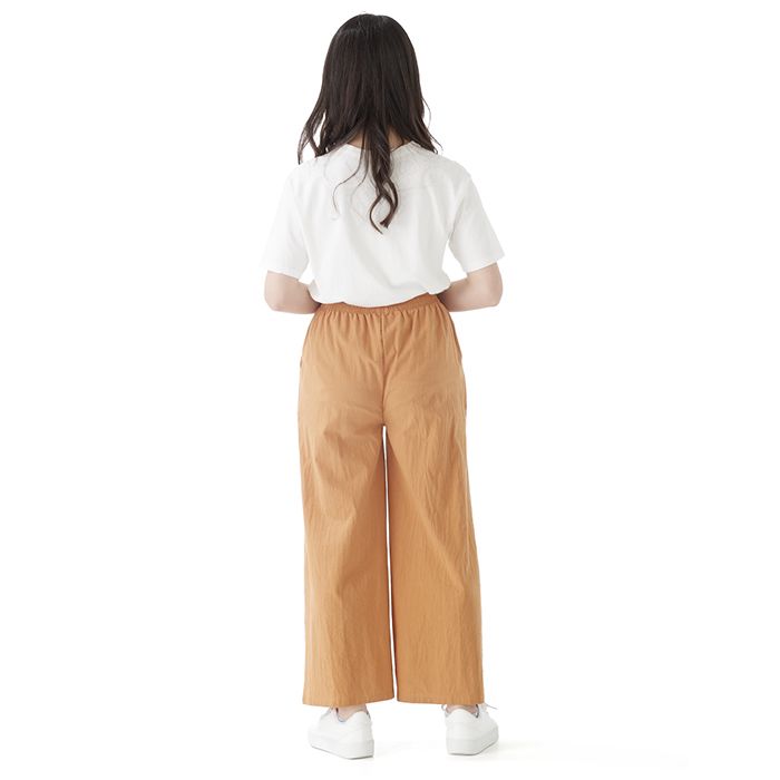 綿ワッシャーパンツ 300 オレンジ LLの説明画像2
