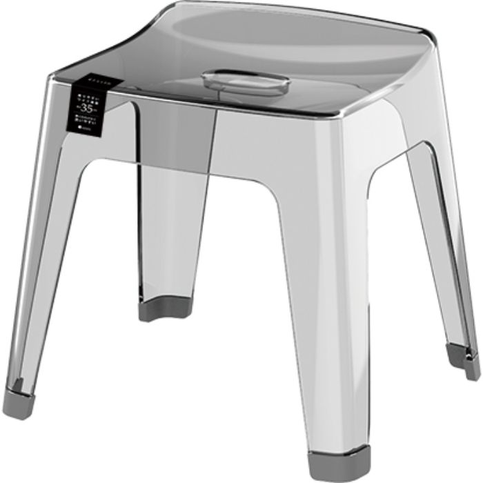 レリッシュ風呂イスS35 クリアグレー
