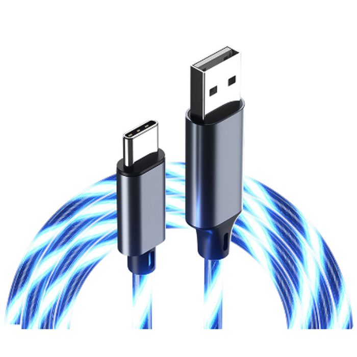 USB充電同期ケーブル1.2A-Cブルー AJ-637の通販｜ホームセンターナフコ 