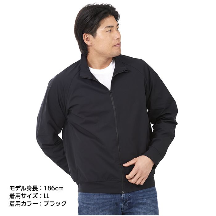 ナフコオリジナル ストレッチトラックジャケット NFC-254 ブラック 3L