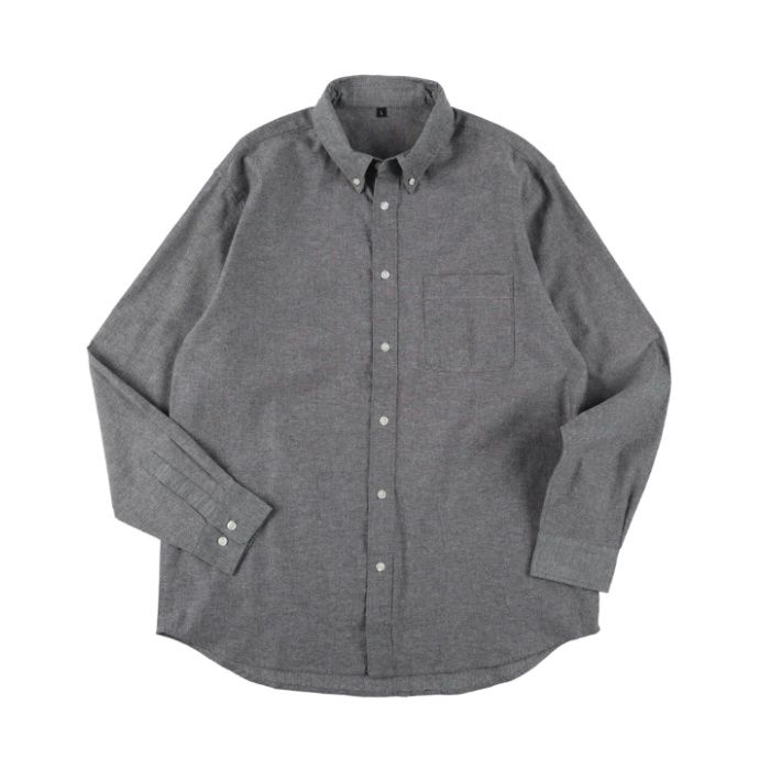 オックスフォードシャツ NF-193ブラックM