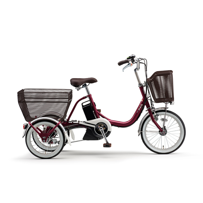 YAMAHA(ヤマハ)　PAS ワゴン 15.8Ah　ルビーレッド