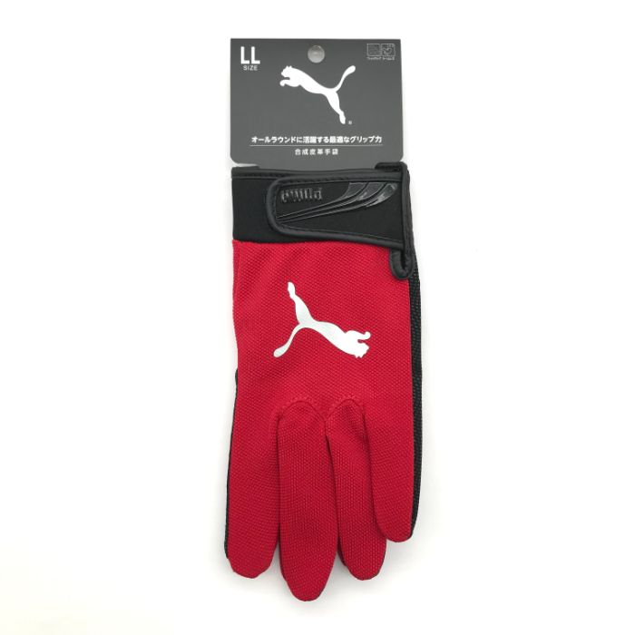 PUMA WORKING GLOVES 合成皮革手袋　LL　レッド CM-6001